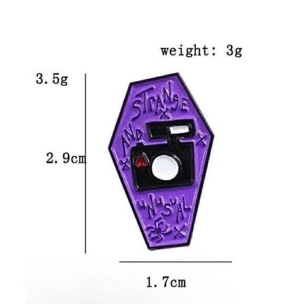 3/20 Beetlejuice Strange & Unusual Cofffin Enamel Pin